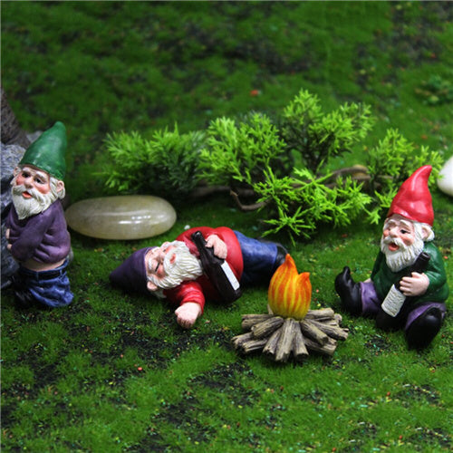 TipsyTroll Gardens | Quirky Drunk Dwarf Garden Figurines