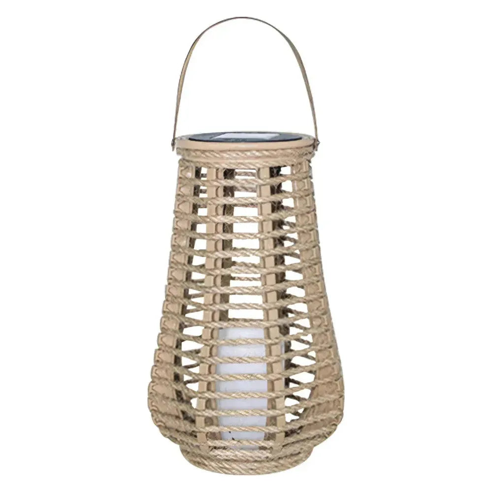 RattanGlow | Waterproof Solar-Powered Outdoor Hanging Lantern